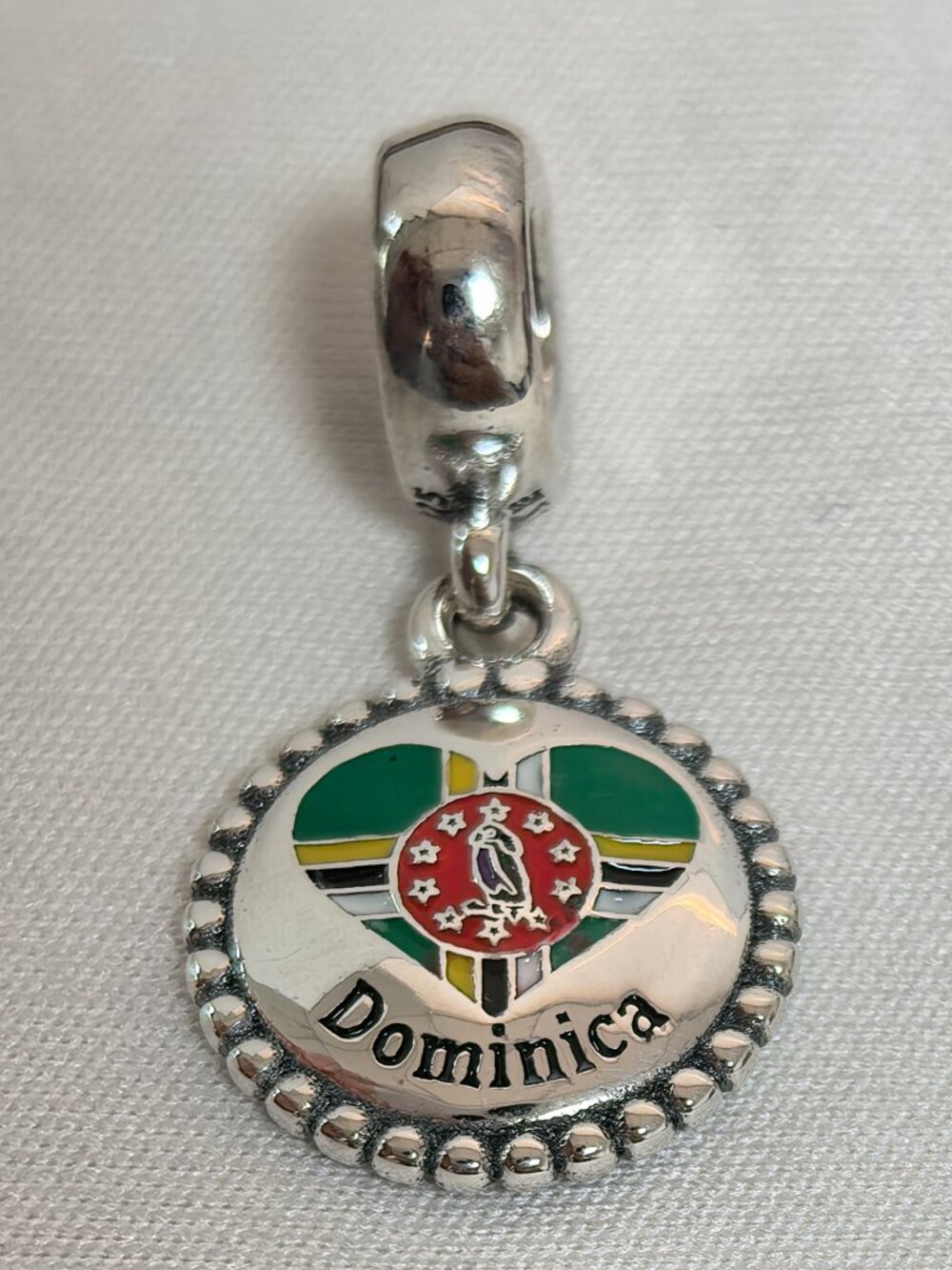 Pandora Dominica Exclusive Dangle Charm Pendant, S925 Silver Jewelry